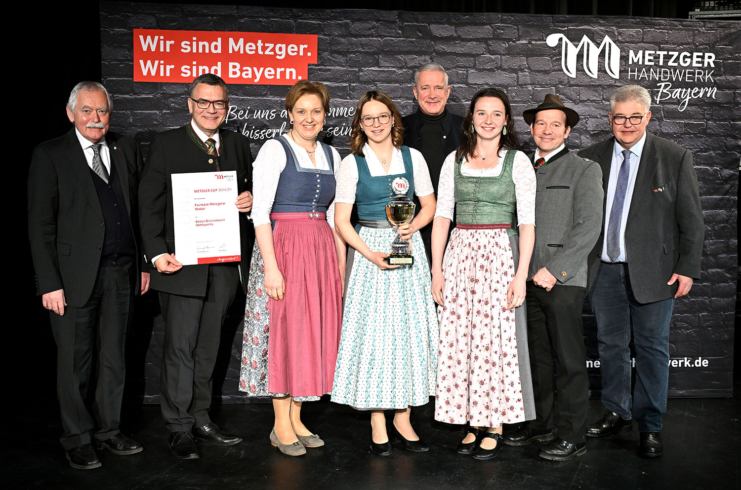 Auszeichnung für die beste Brotzeitwurstbeim Metzgercup 2025